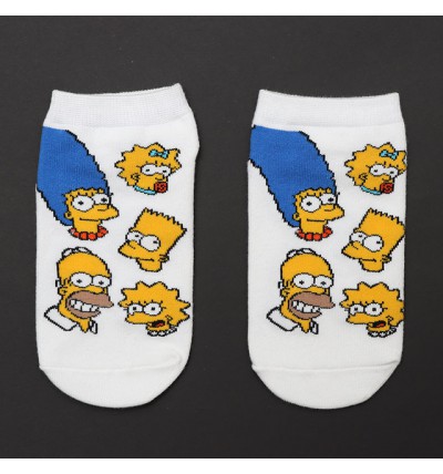 Moteriškos itin trumos kojinaitės "Simpsonai 2"