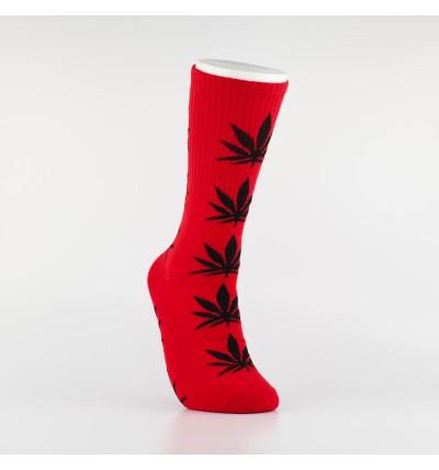 Kojinės vyrams "Weed" (raudona/juoda)